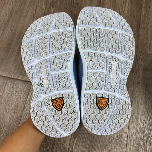 HOKA One Bondi SR Work Shoes Blue Women’s Size 7 Slip Resistant Sneakers Running - Picture 14 of 15